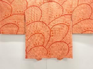 本総絞り線描き模様羽織